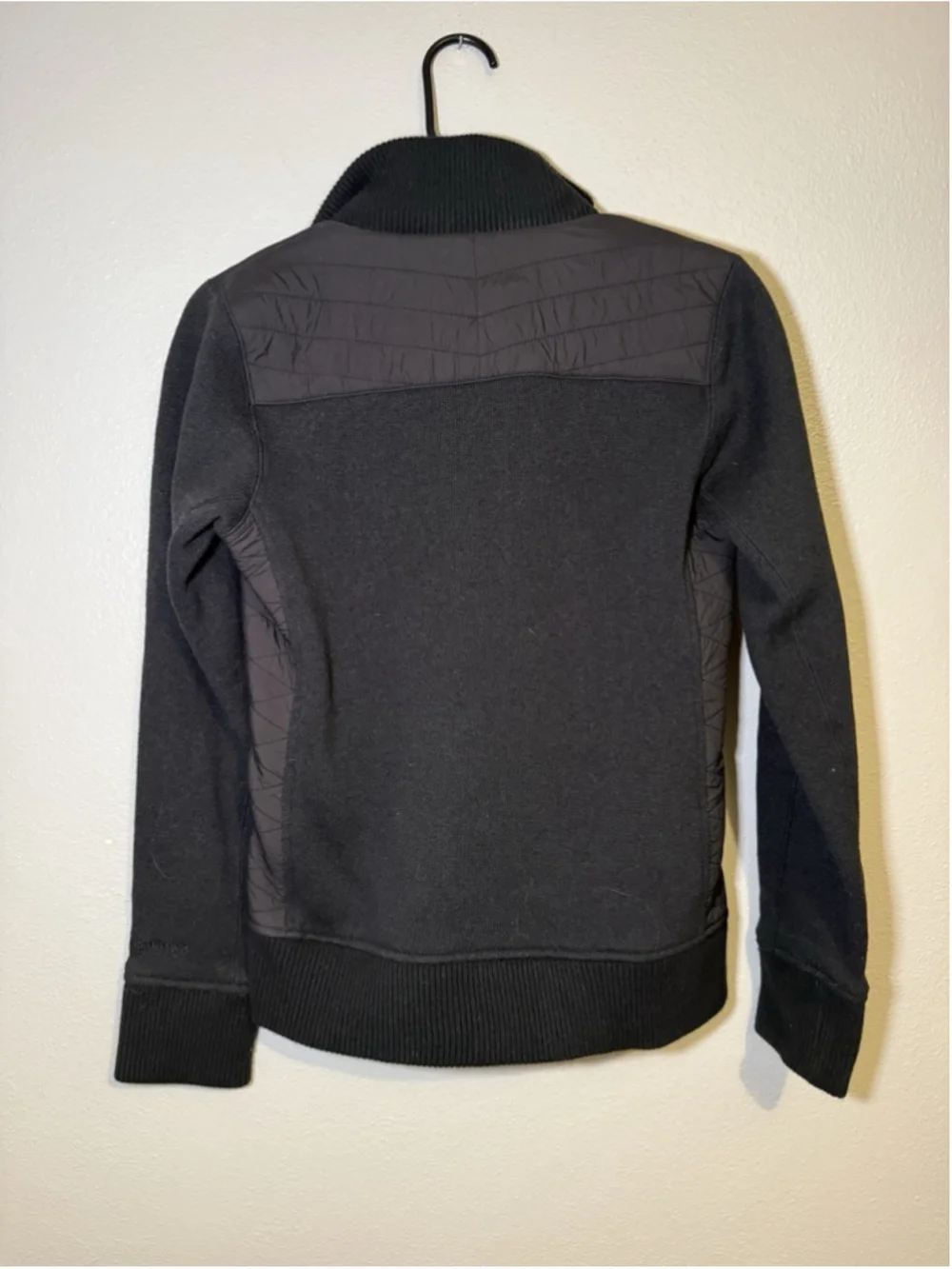 Marmot Women's Tech Sweater Fleece Zip Up Jacket Black Size S Gorpcore Outdoors